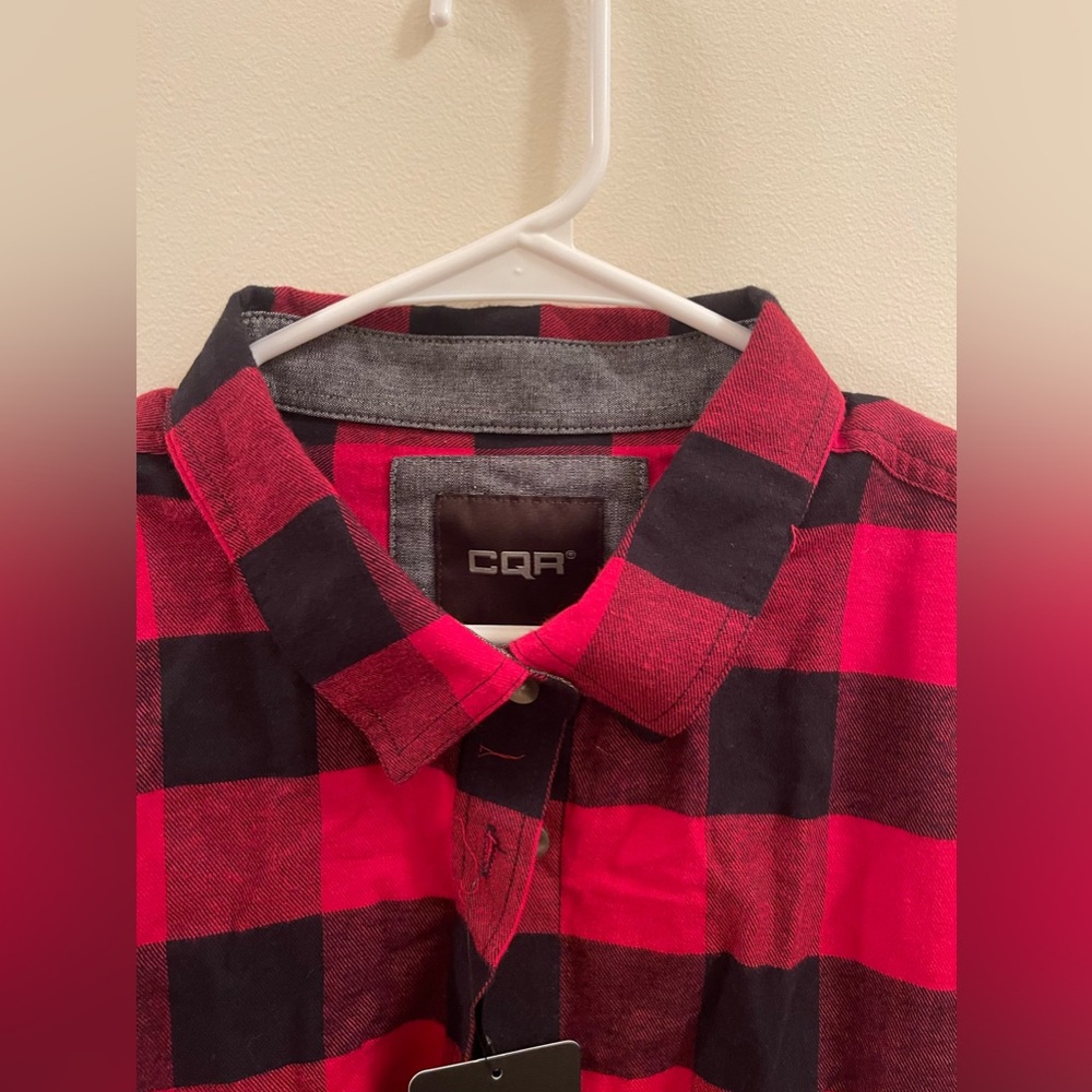 ♥️ NEW! • CQR • Women’s Plaid Button-Down Shirt | 2XLARGE - Picture 4 of 6